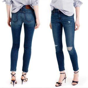 J.Crew Distressed Toothpick Skinny Jeans
